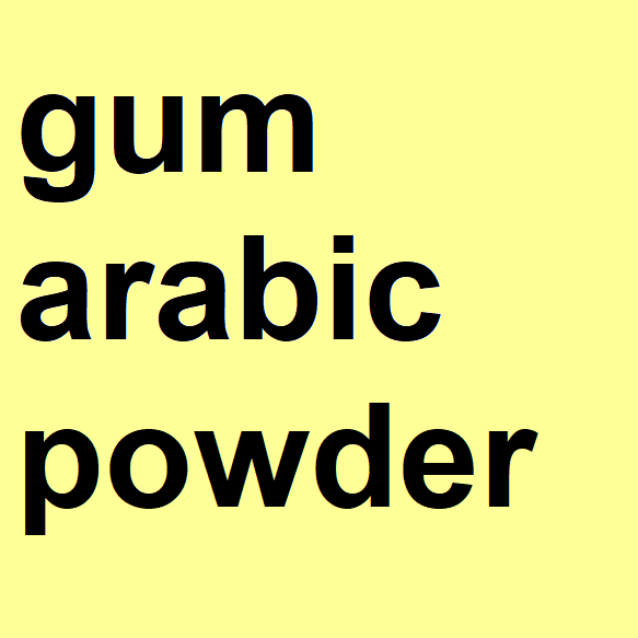 Gum arabic powder, pure