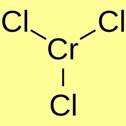 melt chromium chloride crystals