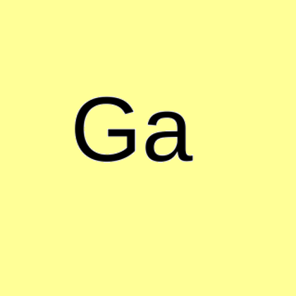Gallium metal, 99.99% (4N)
