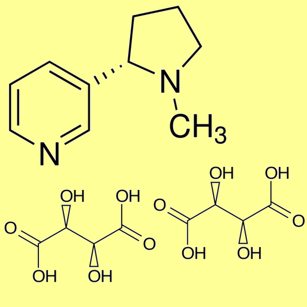 Nicotine ditartrate dihydrate, min 98%