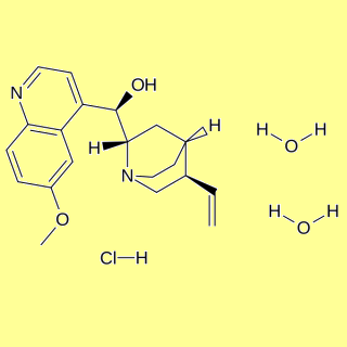 Quinine hydrochloride dihydrate, min 95%, FG