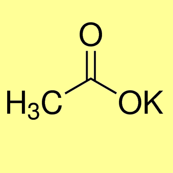Potassium acetate anhydrous, pure for analysis - min 99%