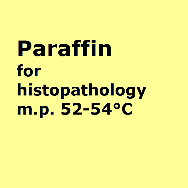 Paraffin for histopathology, m.p. 52-54